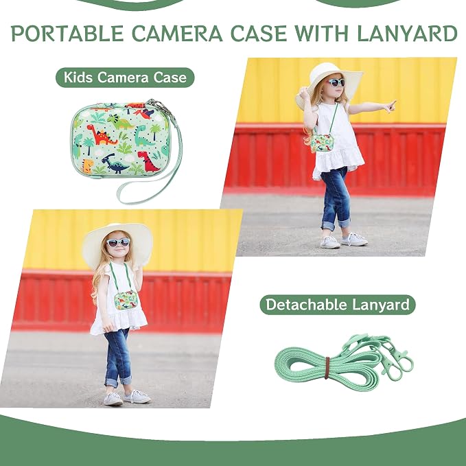 Leayjeen Kids Camera Case Compatible