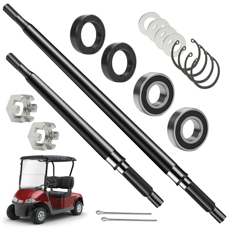 seosstt for 1994-2013 EZGO TXT Medalist Electric Golf cart Rear axle, Suitable for Golf cart Driver Side and Passenger Side Rear axle, can Replace The Original Factory Number 20377-G11 and 20377-G12