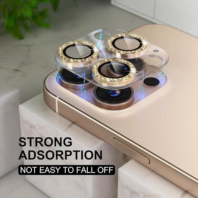 Choiche Compatible for iPhone 16 Pro/iPhone 16 Pro Max Camera Lens Protector