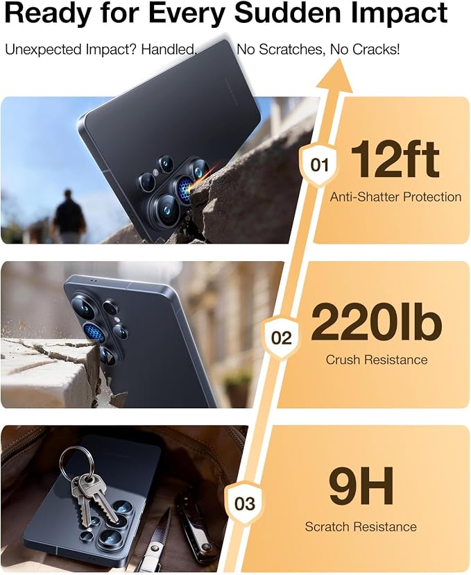 UltraGlass Top 9H+ Armor for Samsung Galaxy S26 Ultra Camera Lens Protector S26
