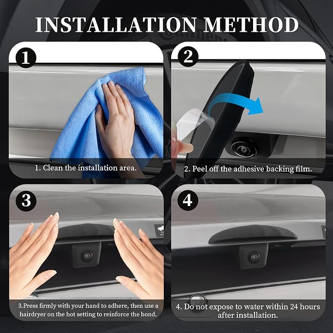 Silicone Car Backup Camera Rain Shield, Soft Wider Backup Camera Rain Cover