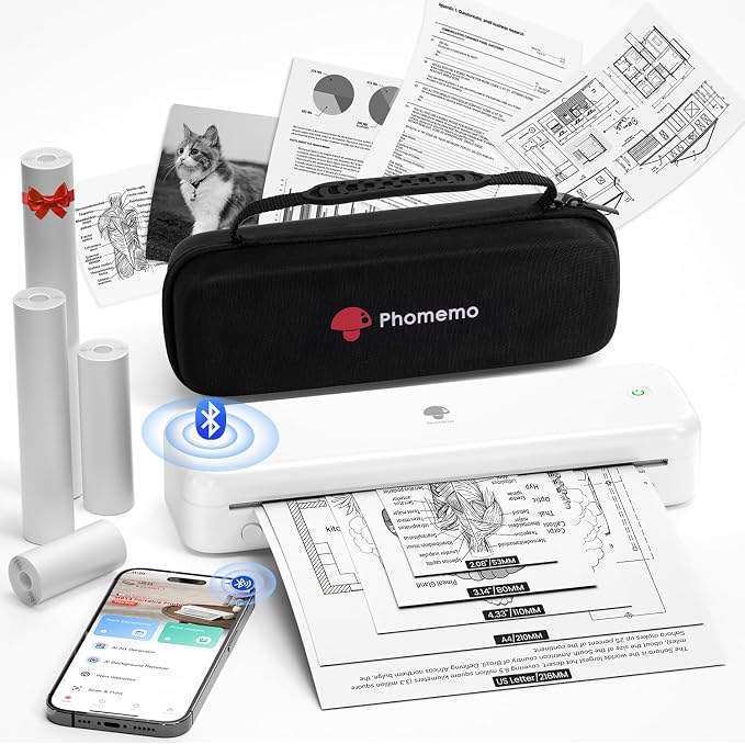 Phomemo Portable Printers Wireless