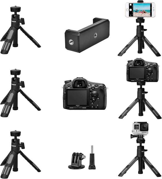 Ruittos Phone Tripod Stand and Selfie Stick