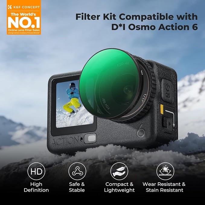 K&F CONCEPT Snap On CPL ND Effect Filter Kit Compatible