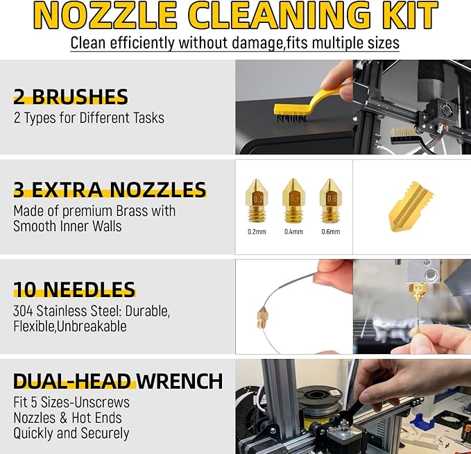 51Pcs 3D Printer Tools Kit, 3D Printer Accessories