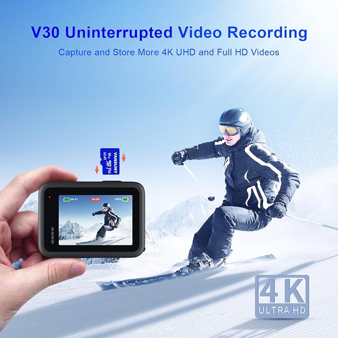 Vansuny Micro SD Card 64GB 5 Pack microSDXC Memory Card
