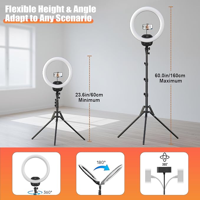 ALTSON 14'' Selfie Ring Light