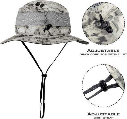 KastKing Sol Armis Boonie Hat - UPF 50 Sun Protection for Fishing, Beach & Hiking Adventures