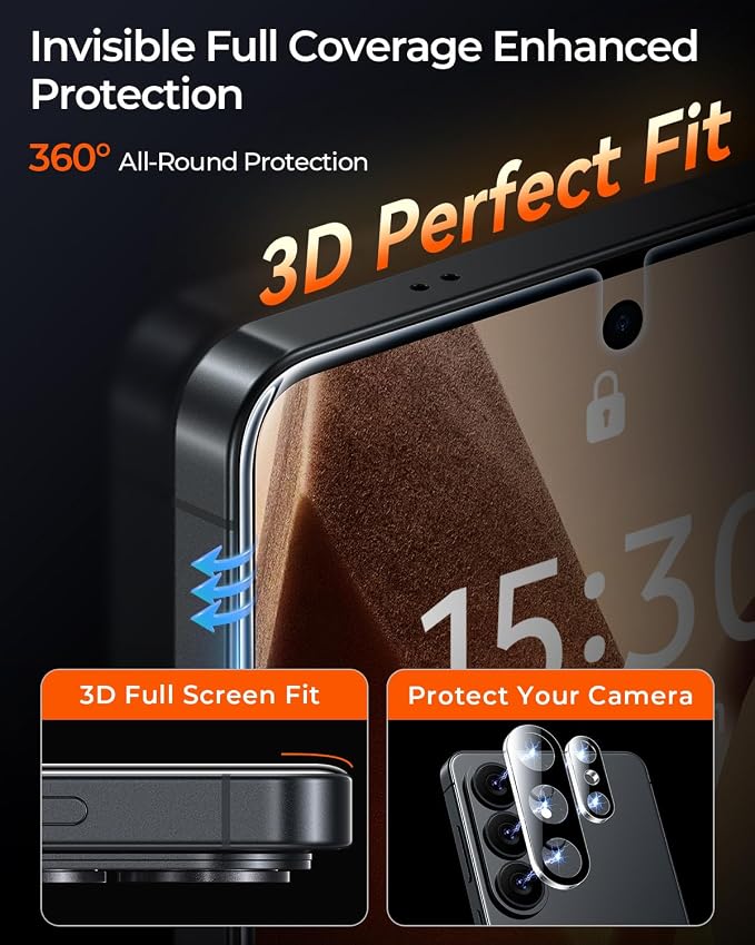 MRGLAS 2+2 Packs for Samsung Galaxy S26 Ultra Screen Protector 6.9''