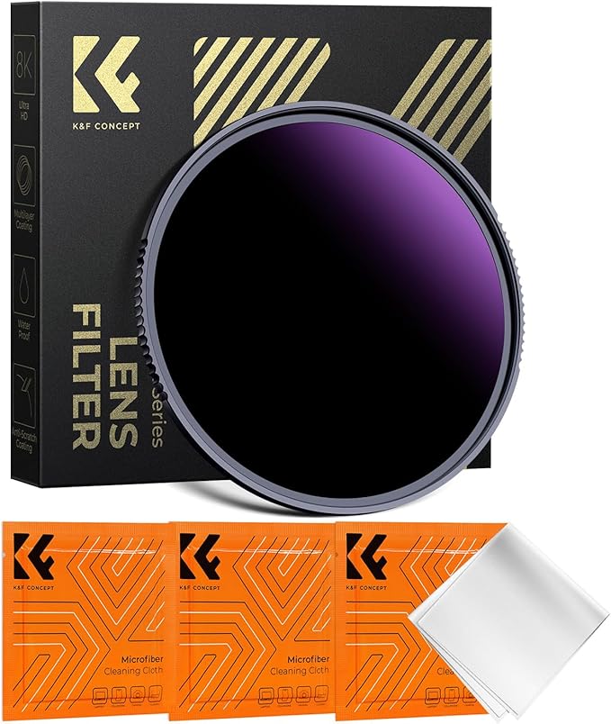 K&F CONCEPT 67mm ND1000000 ND Lens Filter Solar Eclipse Neutral Density Camera