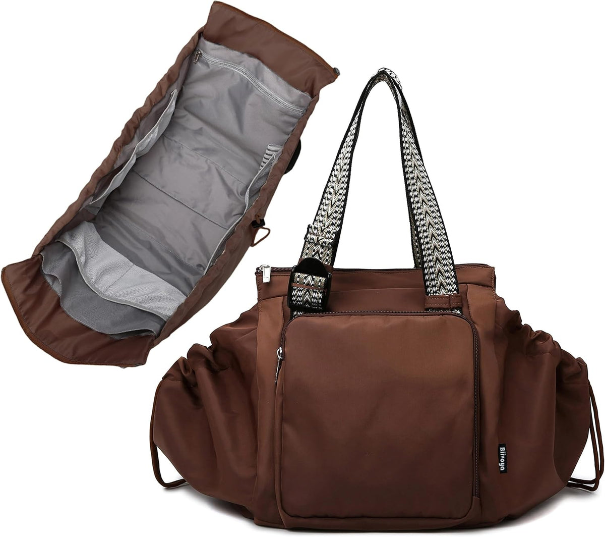 Everyday Bag Tote for Women, Spacious Diaper Bag with 16 Pockets, Durable Travel Bag, Sleek Work Shoulder Bag