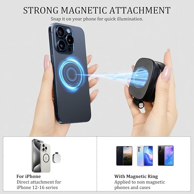 Magnetic Selfie Light Compatible