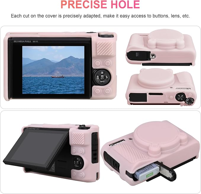 Canboc Case for Canon PowerShot SX740 SX730 HS Digital Camera, Hard Carrying