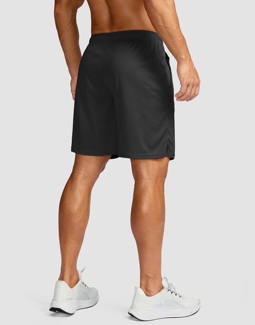 G Gradual Men's Quick-Dry Workout Running Shorts - Lightweight Gym Shorts with Zip Pockets | 5"/7"/9" Sizes