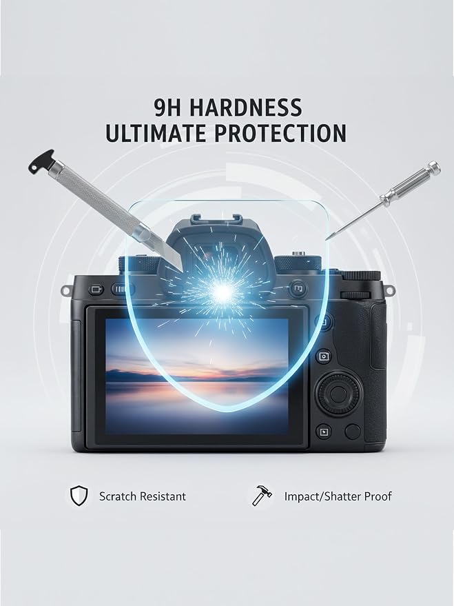 iDaPro Screen Protector for Fujifilm Instax Mini EVO Instant Film Camera + Hand