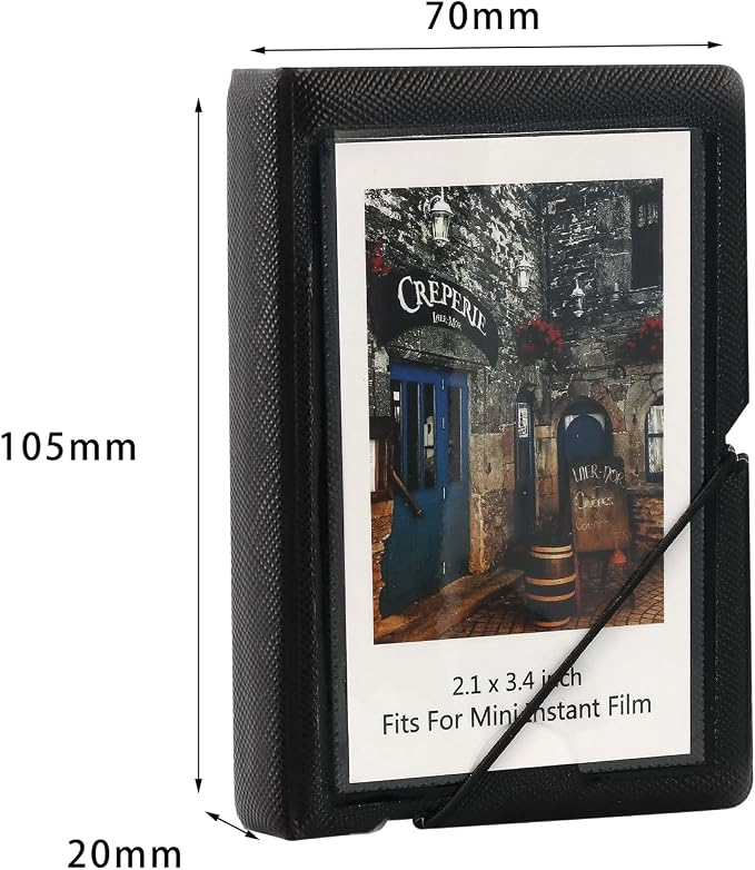 Mini Instant Film Polaroid Photo Album Book Holds 28 Photos Fits