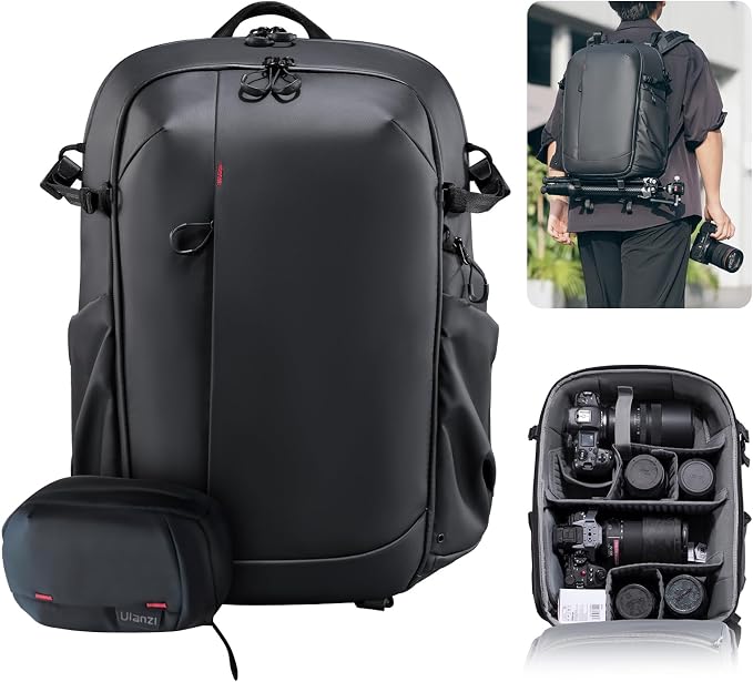 UURig ULANZI BP09 Traker Camera Backpack • 22L • Versatile Camera Travel Bag •