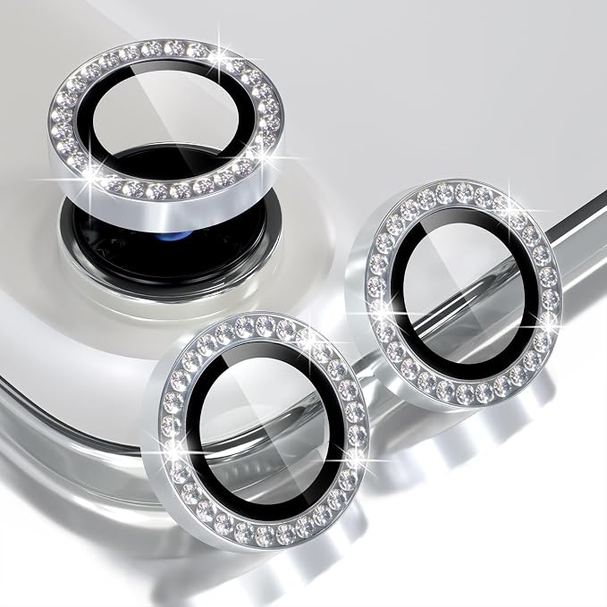 Choiche Compatible for iPhone 17 Air Camera Lens Protector Bling, 9H Tempered