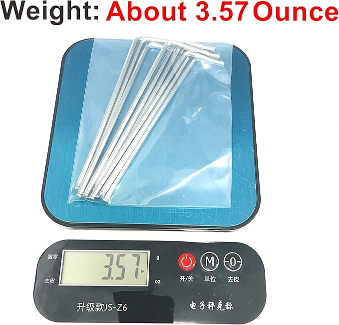 10pcs 1/8 Ball End Allen Wrench sets,1/8" Hex Key Wrench set,allen key Door Key L Shaped hex wrench set with Long Arm.