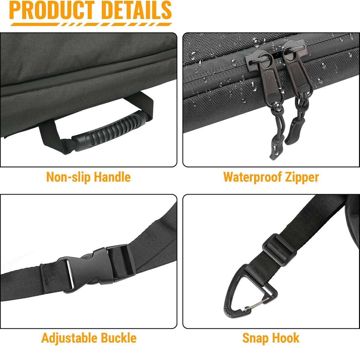 MAIKER OFF ROAD Freedom Panel Hard Top Storage Bag with Handle Compatible with Ford Bronco 2021-2025-2026 Bronco 2 & 4 Door, Heavy Duty 600D Oxford Fabric Car Top Panel Protector Bag