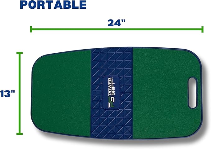 Power Shift Board Golf Training Aid - Innovative Golf Balance Board Designed To Teach Proper Weight Distribution In The Golf Swing, For More Power And Distance! Golf Swing Board With Noise Feedback!