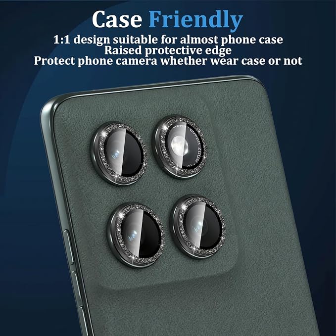 Compatible with Motorola Moto Edge 2025 Camera Lens Protector, Individual Bling