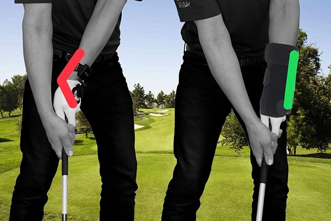 WIGERLON Golf Wrist Brace for Keeping Wrist Straight,Golf Wrist Training Aid for Men and Women,Wrist Hinge Golf Wing Trainer,Golf Wrist Hinge Trainer to Correct Wrist’s Angle