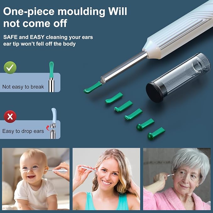 Ear Wax Removal Tool, Ear Cleaner with1080P HD Otoscope Camera, Ear Camera