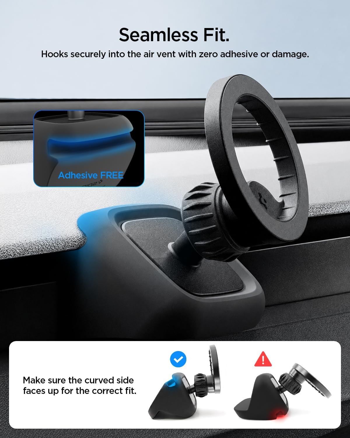 Spigen Tesla Air Vent MagSafe Mount for Model Y Juniper & YL & 3 Highland