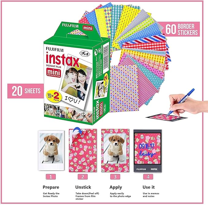 Fujifilm Instax Mini 12 Instant Camera Blossom Pink + Shutter Compatible