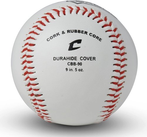 CBB-90 Durahide Cover Baseballs - Black Champro Bucket with 30 Balls & Rods Can Sleeve Included