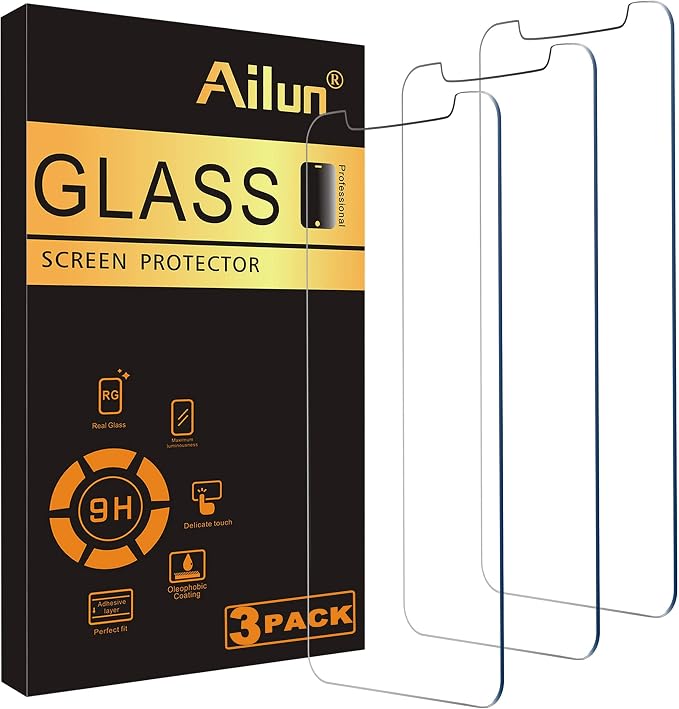 Ailun Screen Protector for iPhone 11 Pro Max/iPhone Xs Max 3 Pack 6.5 Inch