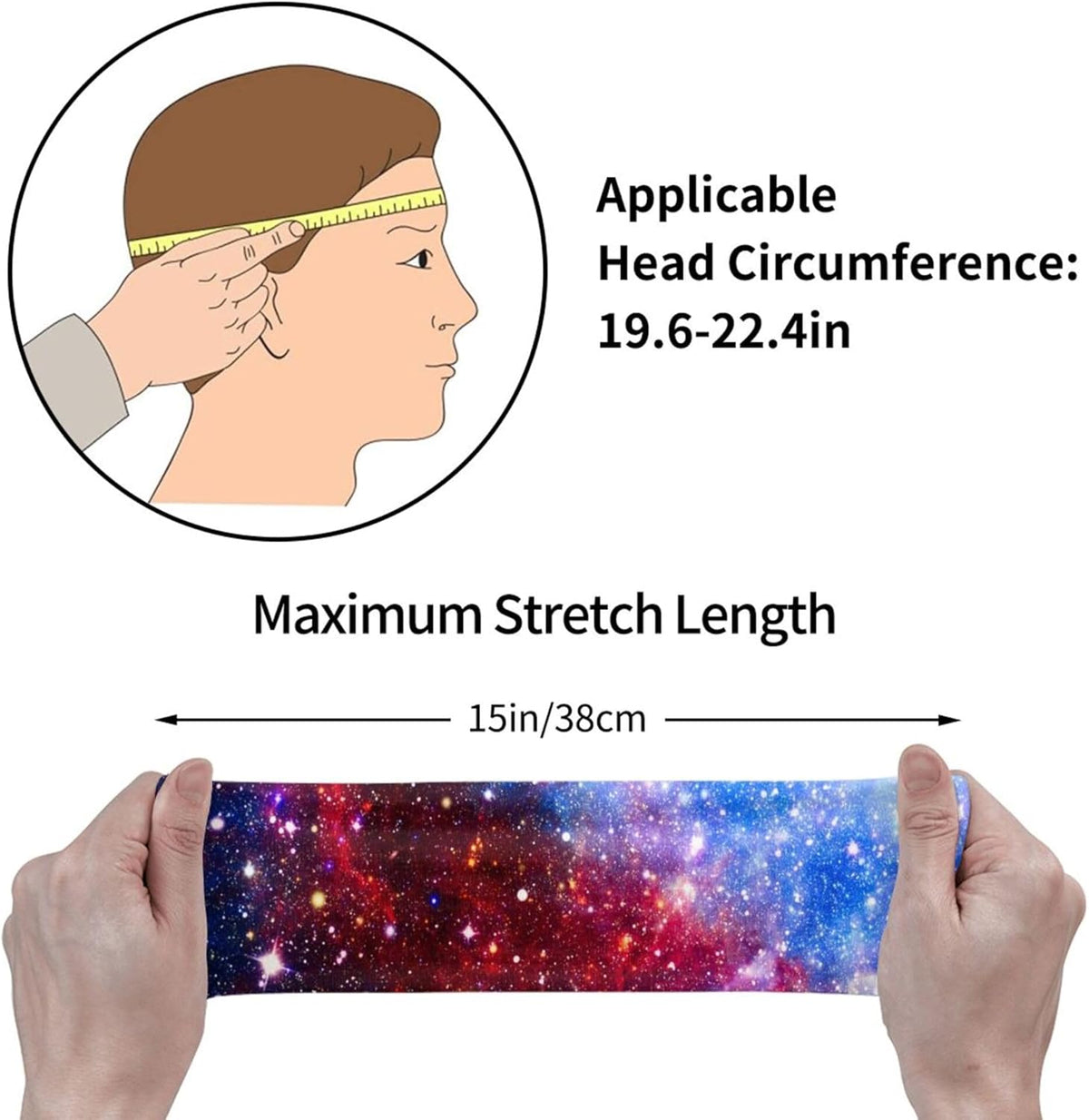Skiennix Sports Sweatband - Sweat-Absorbing Headbands for Running, Yoga & Fitness | Unisex