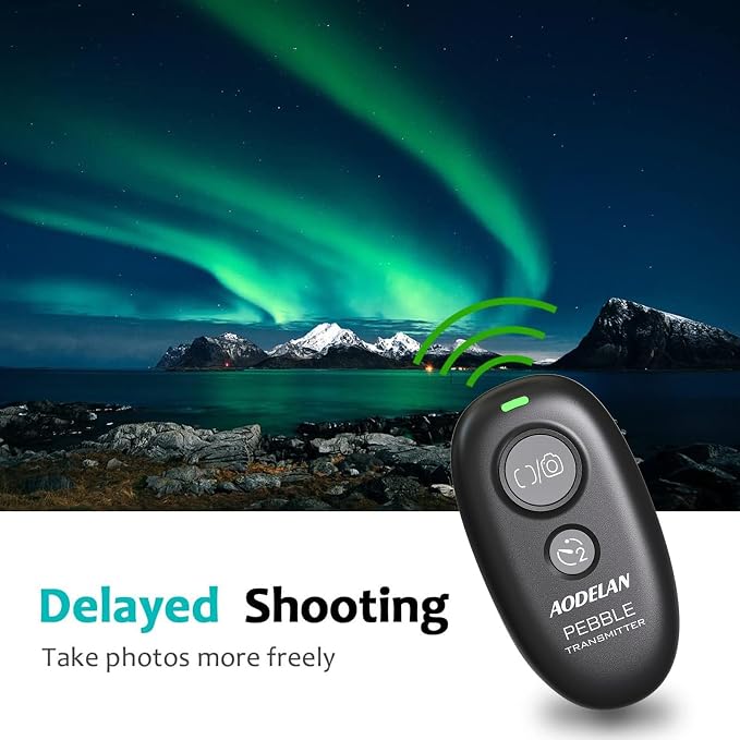 AODELAN Wireless Camera Shutter Release Remote Control