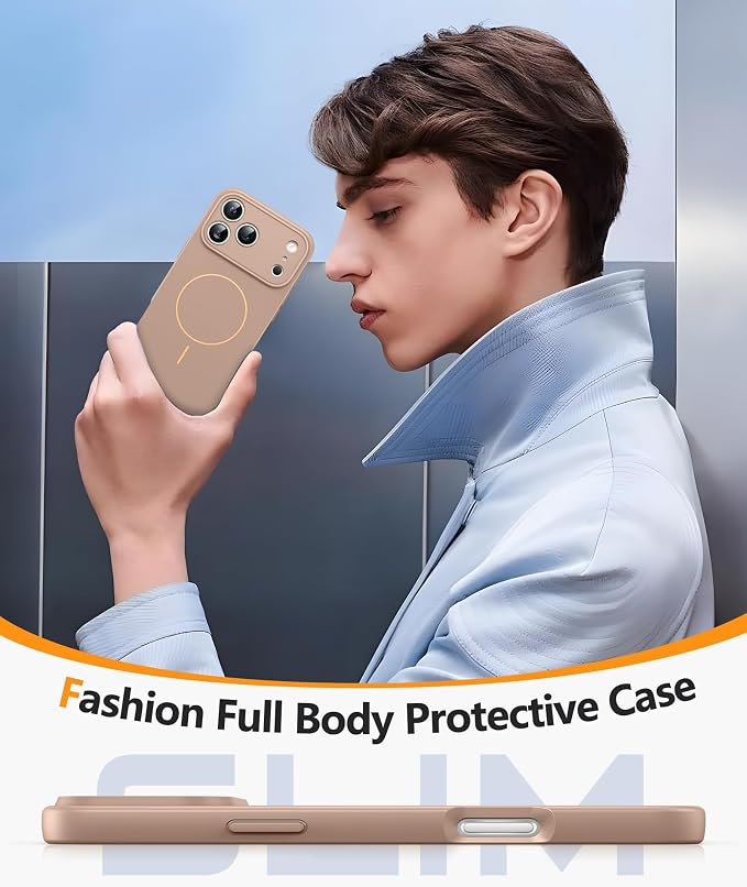 FNTCASE for iPhone 17 Pro Case: Integrated Silicone Phone Cases