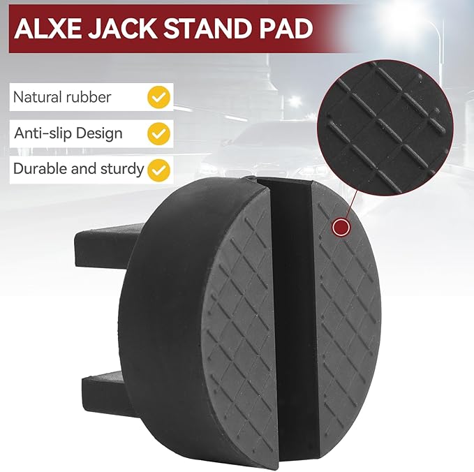 Unique Design Universal Car Jack Stand Support Pad Floor Lifting Slotted Frame Rail Protector Guard Pinch Weld Protector Rubber