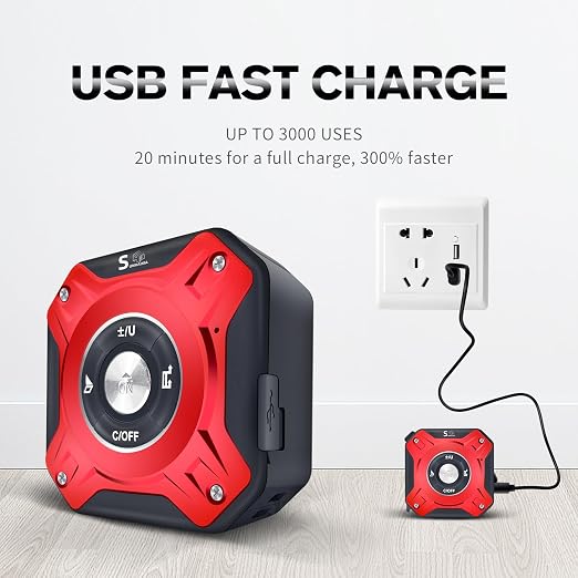 2 in 1 Laser Tape Measure with Level | 131ft/40M Laser Distance Meter Display
