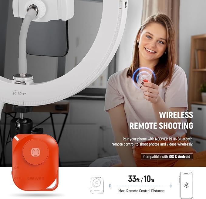 NEEWER RH12B Pro 12" 30W High Power LED Ring Light