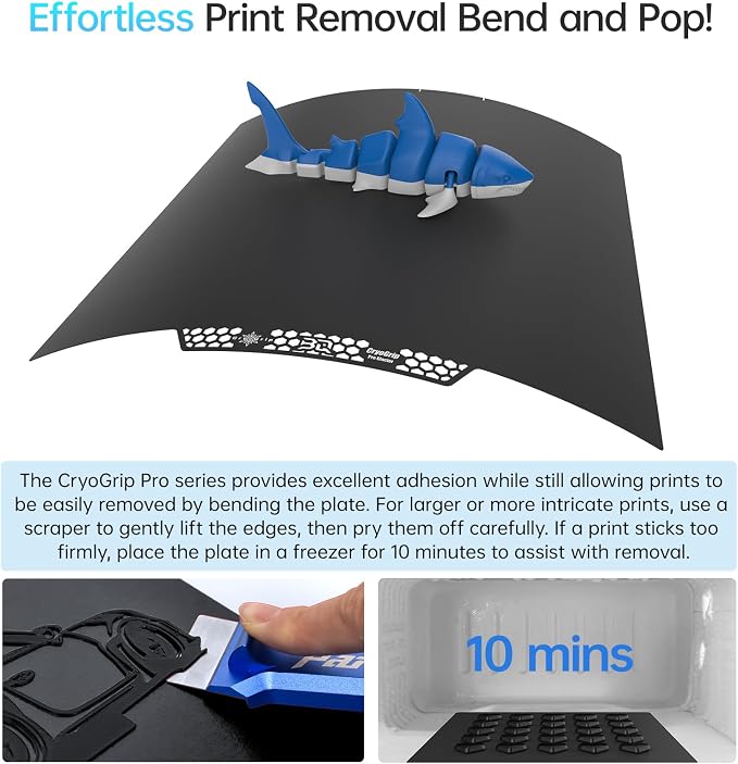 BIQU CryoGrip Pro Glacier 370x370mm Panda Build Plate