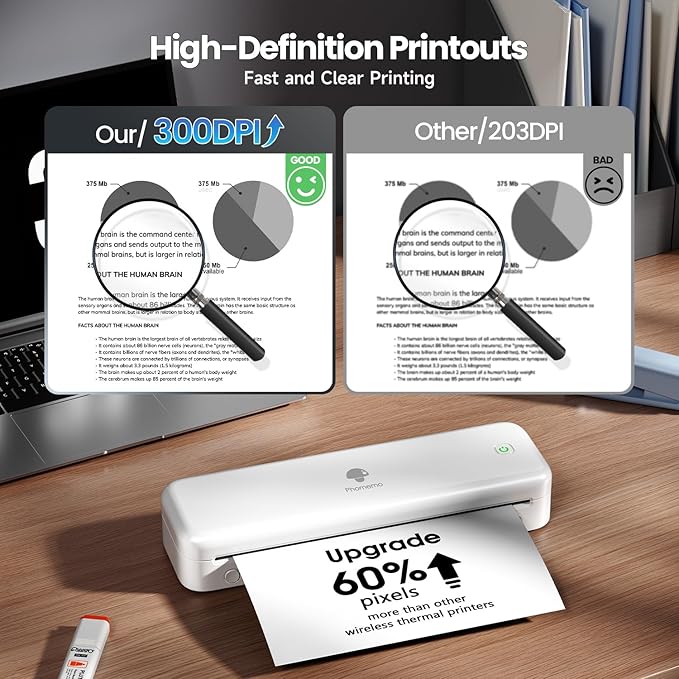 Phomemo Portable Printers Wireless