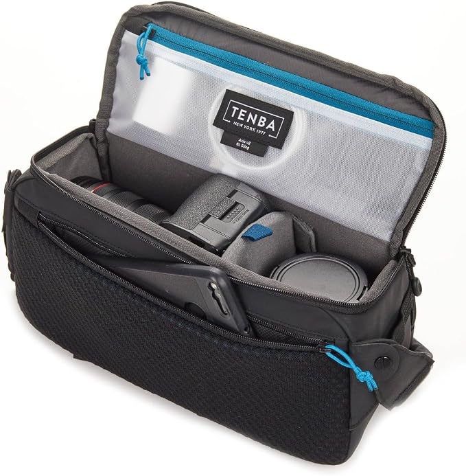 Tenba Axis v2 6L Sling Bag for DSLR and Mirrorless cameras and lenses – Black