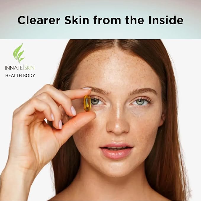 Clear Skin Acne Vitamin System | 20 Antioxidants, Botanicals & Minerals | 60 Count Pack of 4