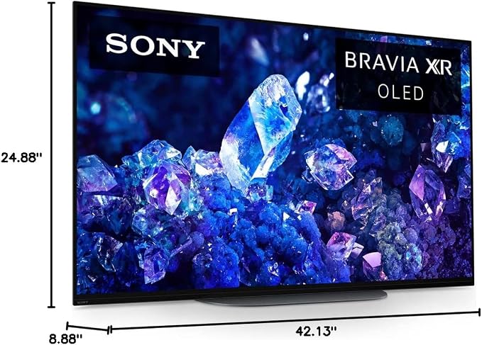 Sony XR48A90K Bravia XR A90K 48 inch 4K HDR OLED Smart TV Bundle with Premium 2 YR CPS Enhanced Protection Pack