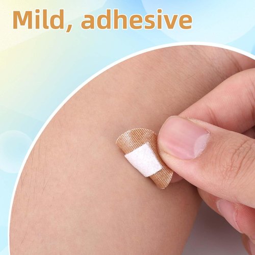 300pcs Round Spot Bandages - Skin-Friendly Elastic Fabric Adhesive for Sensitive Skin | 0.87in