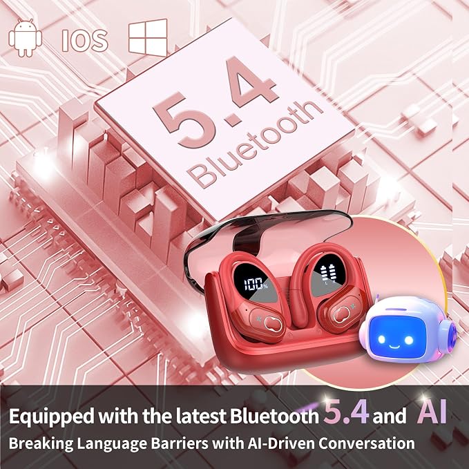 AI Translation Earbuds Real Time, 164 Language Translator Earbud 3-in-1