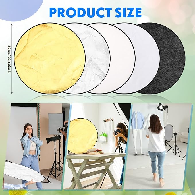 Yuntau Photography Reflector 5 in 1 Light Reflectors