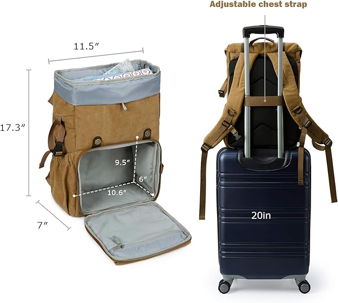 BAGSMART Camera Backpack, DSLR Camera Bag, Waterproof Camera Bag Backpack