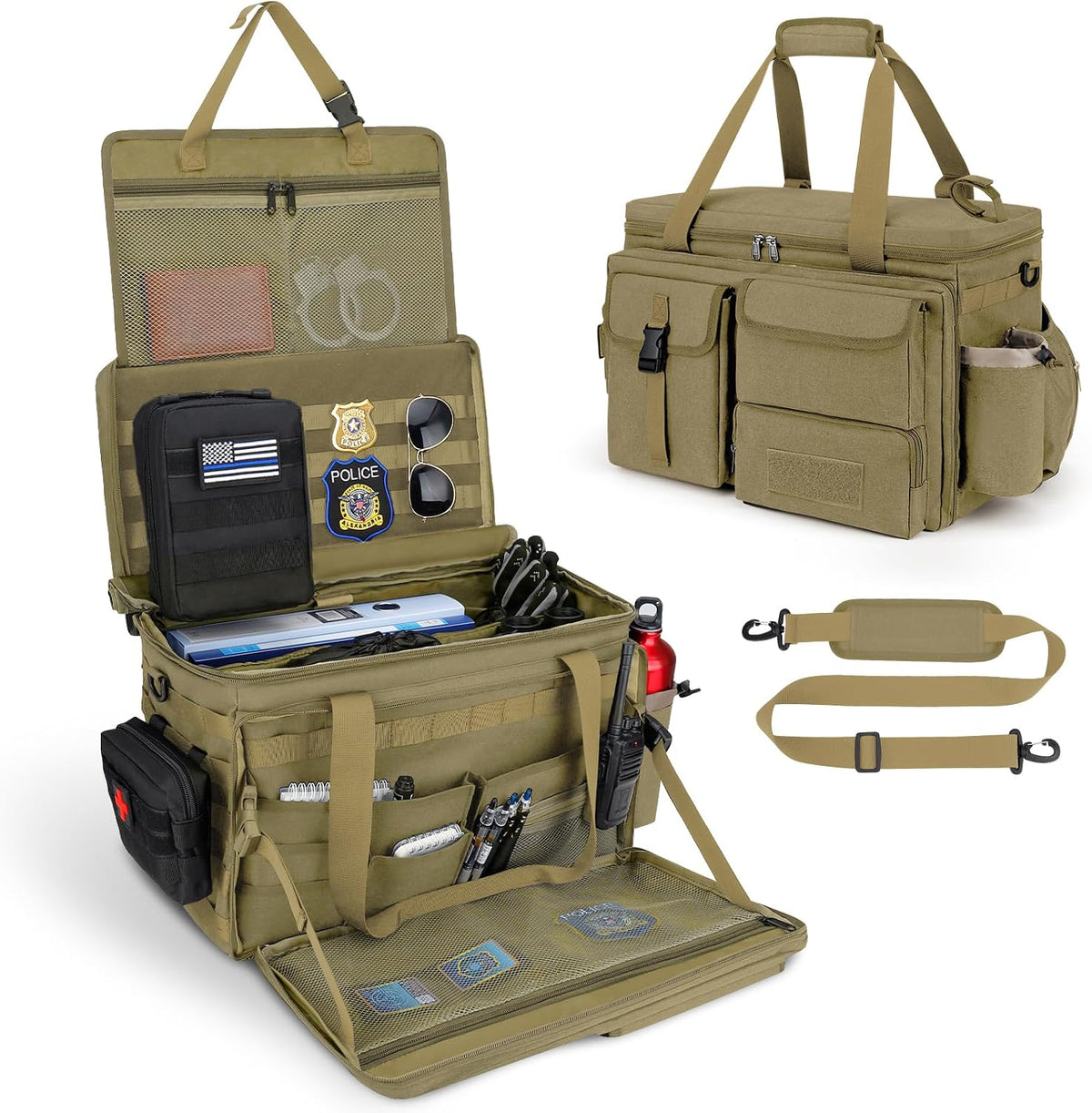 GDNasist Patrol Bag Law Enforcement Police Gear Police Officer Duty Bag