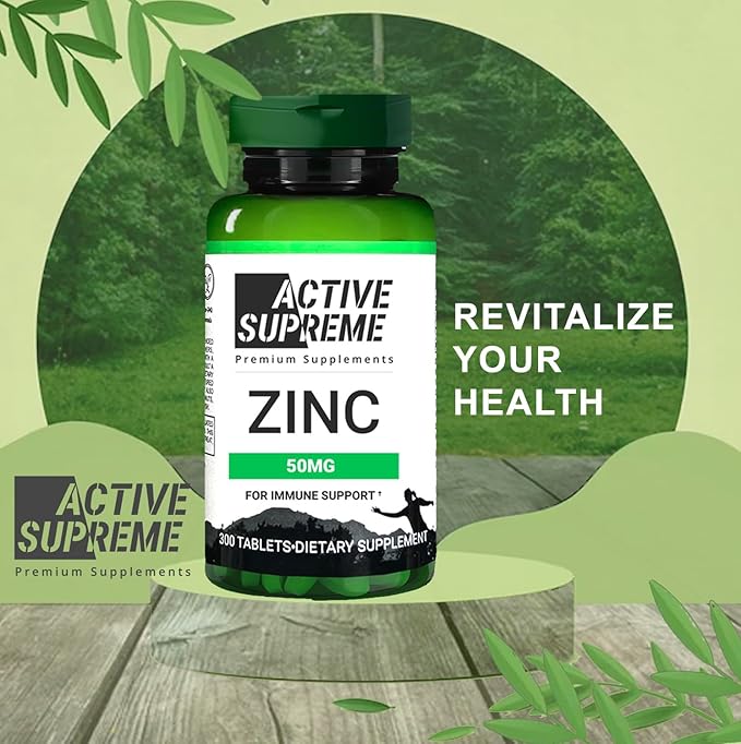 3 Pack Zinc Citrate 50 mg - Supplement to Support Immune System & Reproductive Health