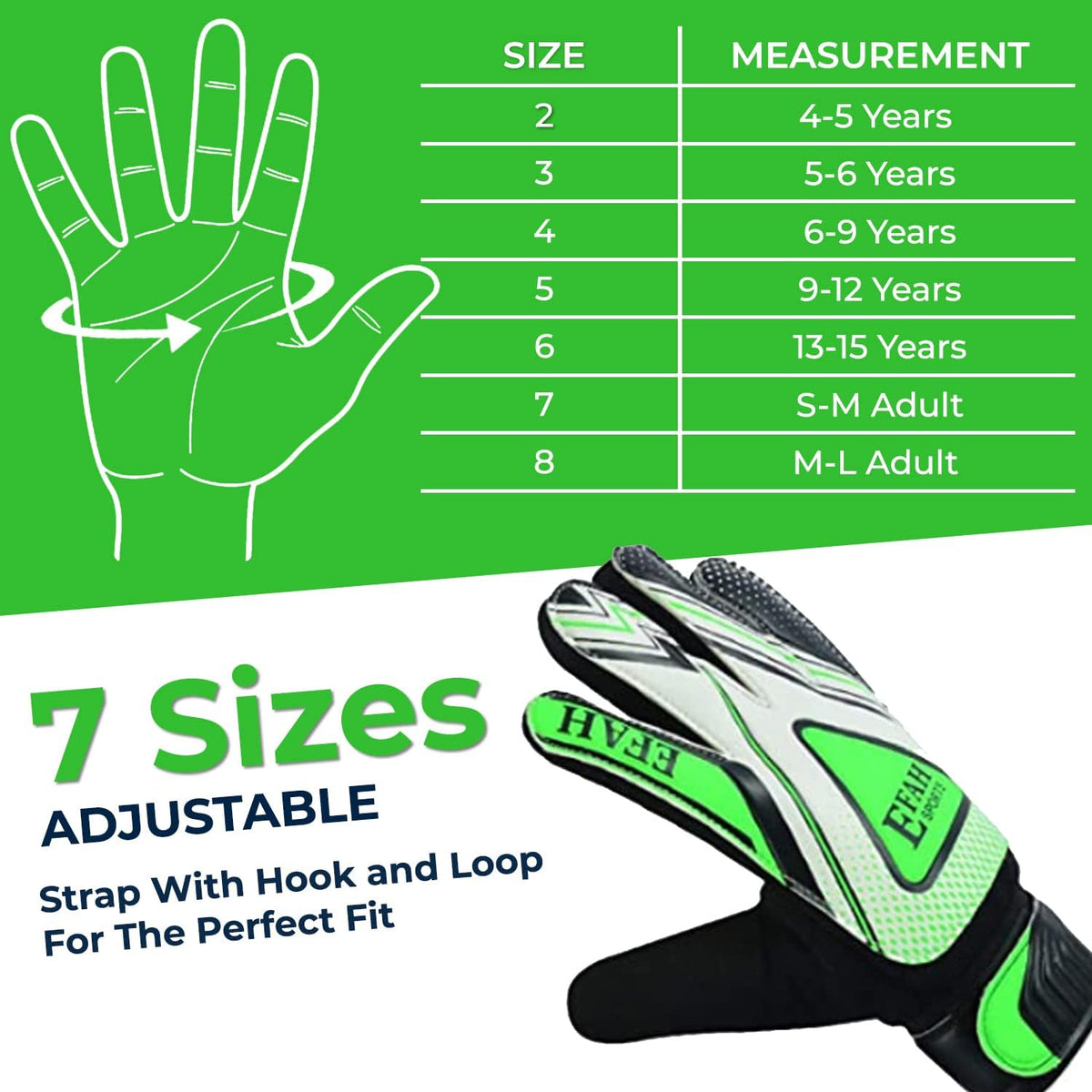 Regine Switzerland Soccer Goalie Gloves - Strong Grip Football Gloves for Kids